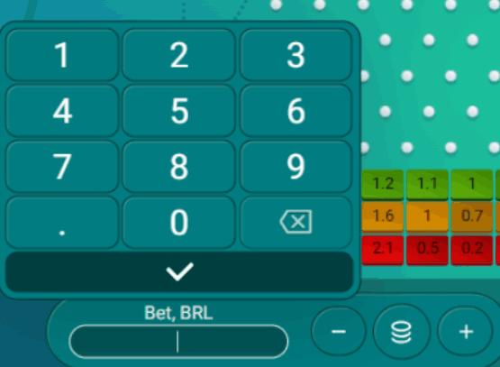 Apostas no jogo plinko