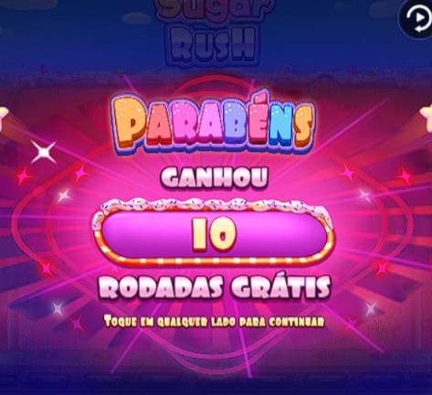 Sugar Rush rodadas grátis