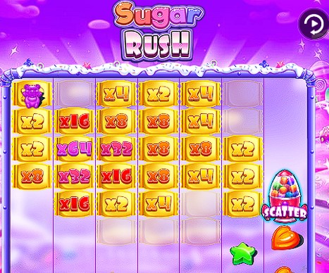 Sugar Rush Pragmatic Play multiplicadores