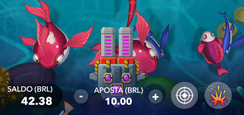 Disparo duplo de Hook Up Fishing Wars