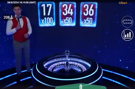 Quantum Roulette Multiplicadores Aleatórios