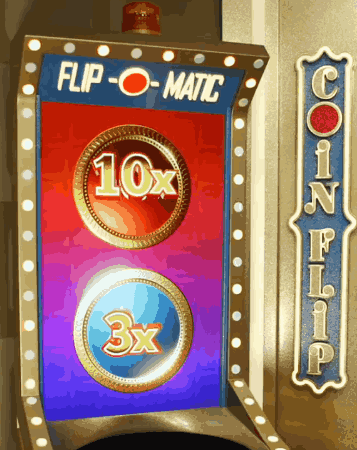 Bônus Coin Flip do jogo Crazy Time