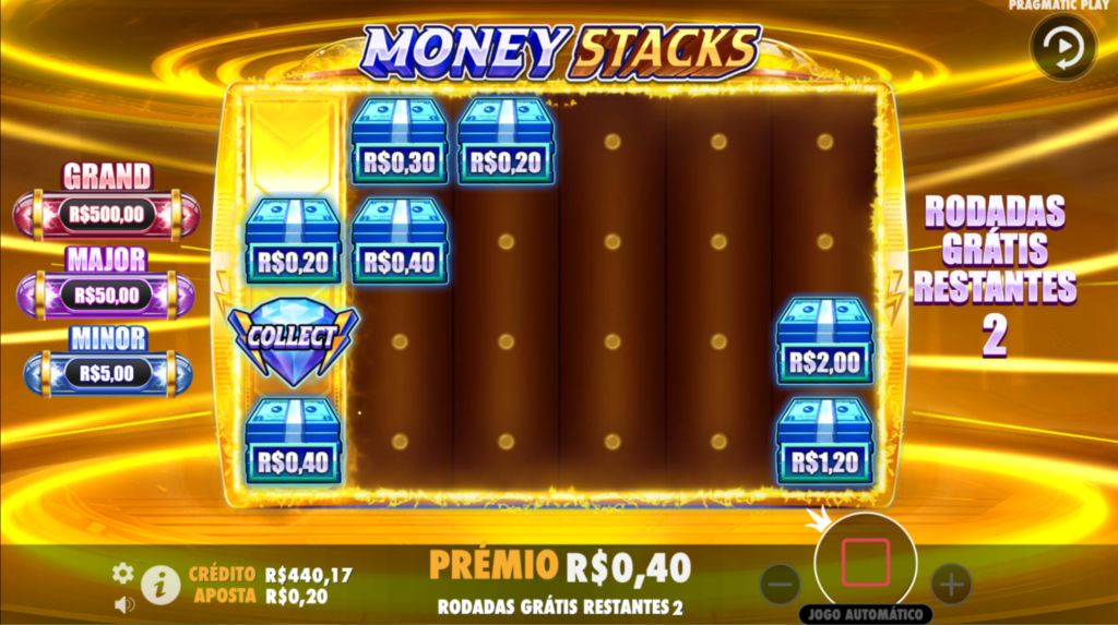 Rodadas de Ataque de Money Stacks