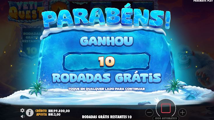 Rodadas Grátis Yeti Quest