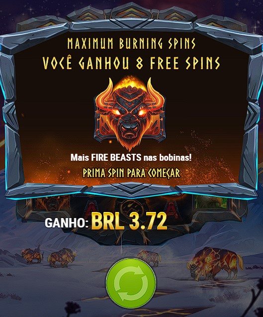 Beasts of Fire Maximum spins